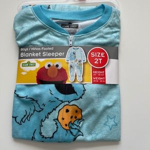 Sesame Street 2T Toddler Boys' Blanket Sleeper